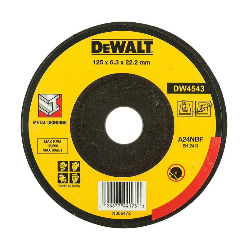 Đá Mài Sắt DEWALT DW4543A-B1 125x6x22mm Type 27