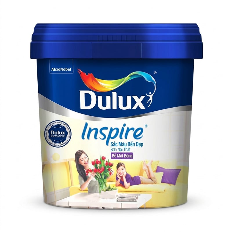 Sơn nội thất Dulux Inspire Bóng 39AB 15L