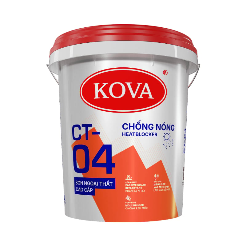 Sơn Ngoại Thất Chống Nóng KOVA CT-04 18L