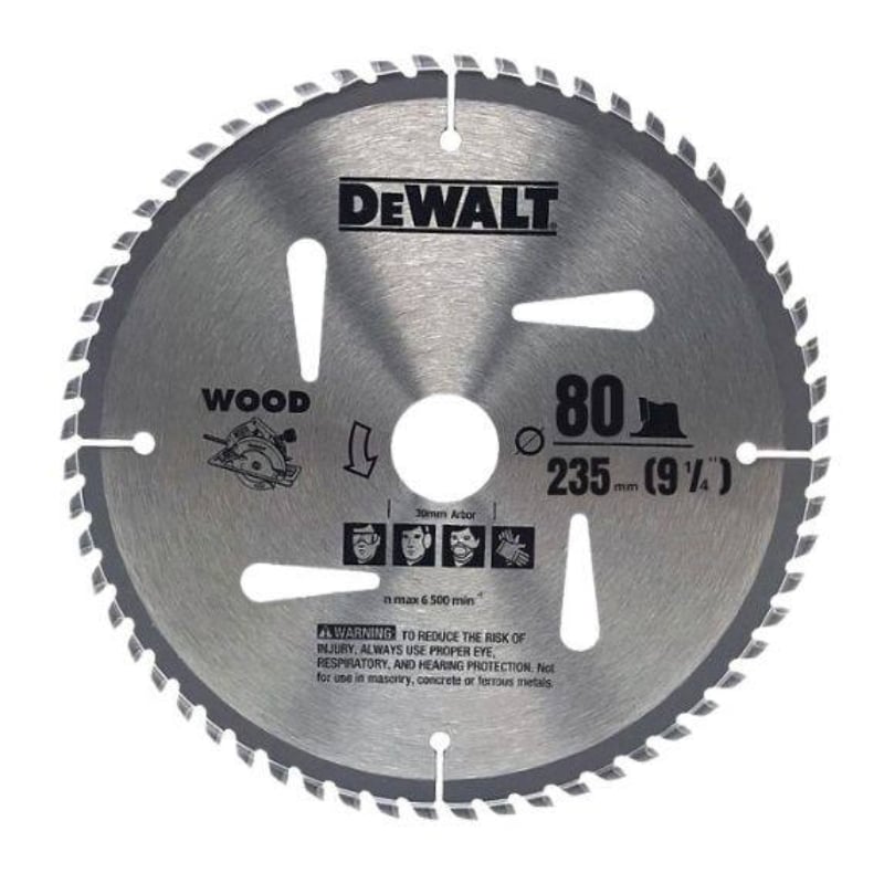 Lưỡi Cưa Gỗ TCT DEWALT DWA03980-B1 235x30x80T