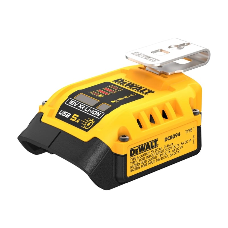 Bộ Sạc USB-C DEWALT DCB094-B1 20V MAX/FLEXVOLT