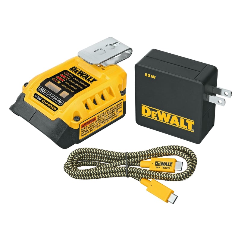 Bộ Sạc Pin USB-C DeWALT DCB094K-QW 18V XR/FlexVolt 100W