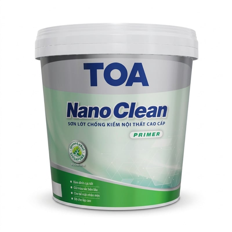Sơn Lót Nội Thất TOA NanoClean Primer 18L