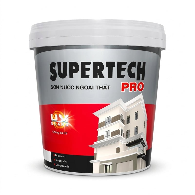 Sơn ngoại thất TOA Supertech Pro Ngoại Thất 5L