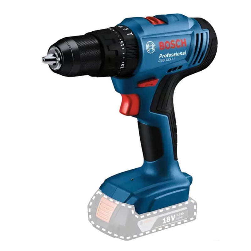 Máy Khoan Động Lực Dùng Pin Bosch GSB 183-LI Solo 18V (06019K9181)