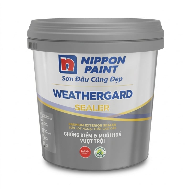 Sơn Lót Ngoại Thất Cao Cấp Nippon Paint WeatherGard Sealer 18L