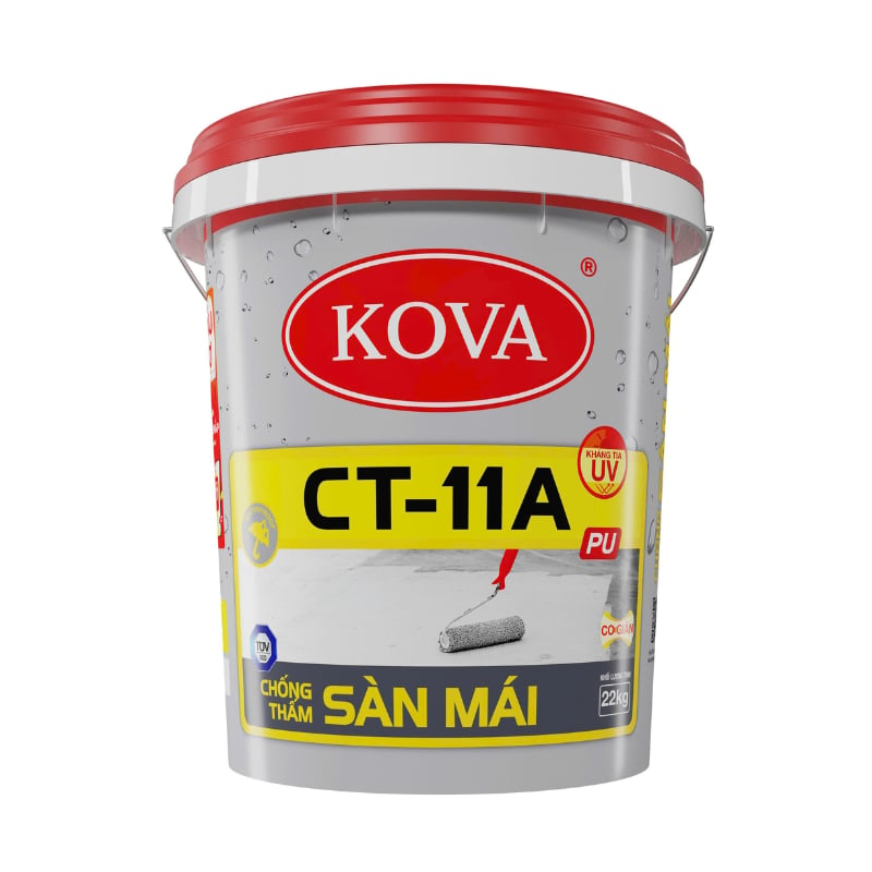 Chất Chống Thấm KOVA CT-11A PU Sàn Mái 22KG