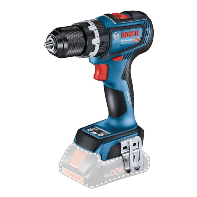 Máy Khoan Động Lực Dùng Pin Bosch GSB 18V-90 C Solo 18V