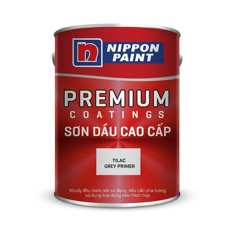 Sơn Lót Kim Loại Nippon TILAC GREY PRIMER 3L