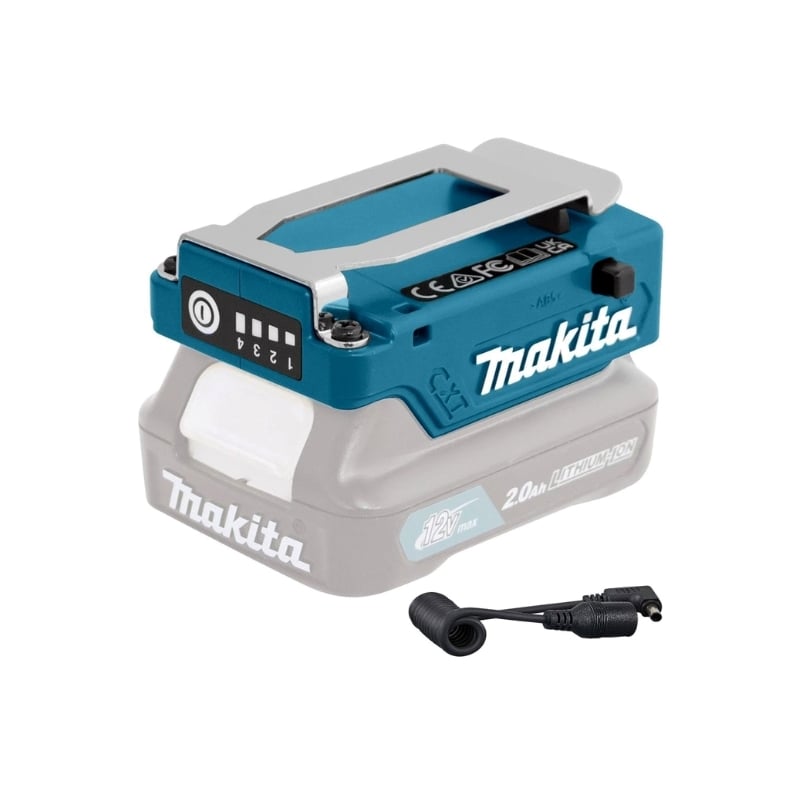 Bộ Giữ Pin Makita TD00000110 12V Max CXT Kèm Cổng USB