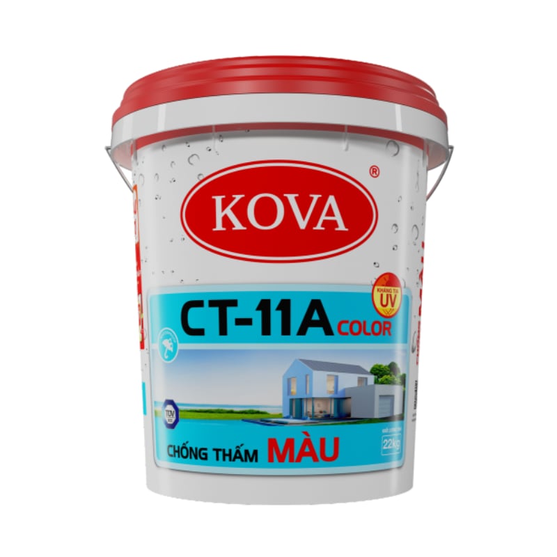 Chất Chống Thấm Màu KOVA CT-11A Color 22KG