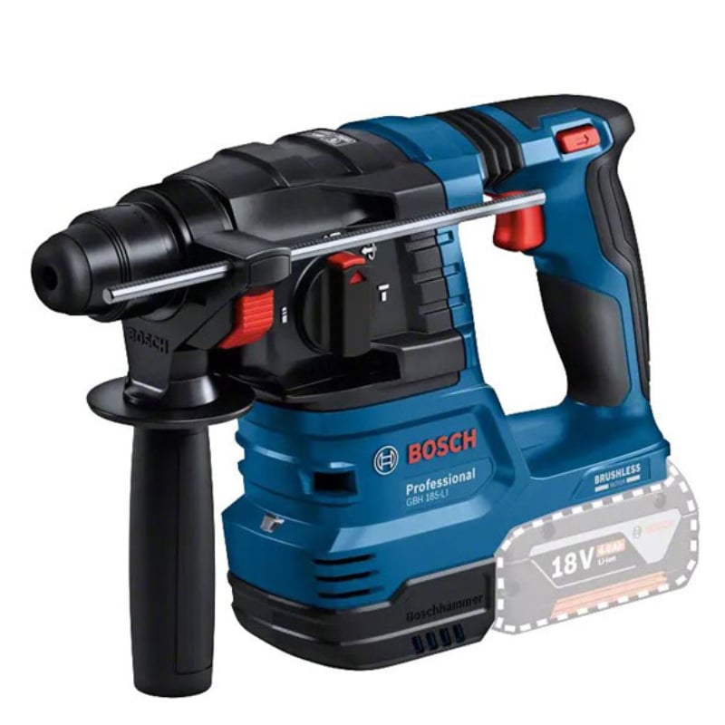 Máy Khoan Bê Tông Dùng Pin Bosch GBH 18V-18 Kèm 2 Pin 4.0Ah (0611927002)