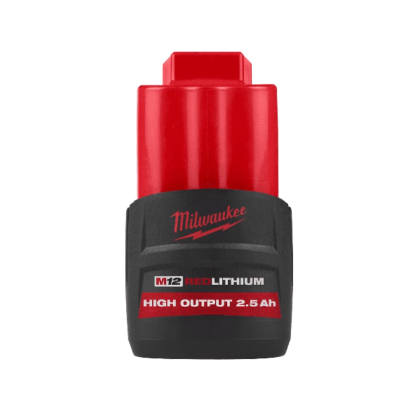 Pin Milwaukee M12 HB2.5 ASIA 12V 2.5Ah HIGH OUTPUT