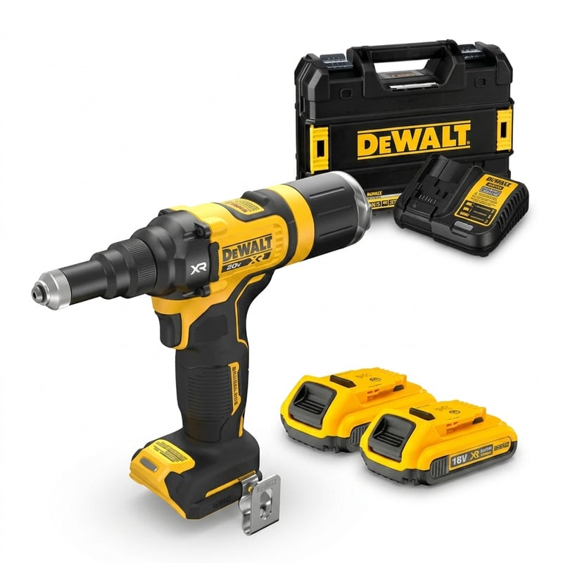 Máy Rút Đinh Tán Pin DEWALT DCF403TM2 20V Max XR 3/16 inch