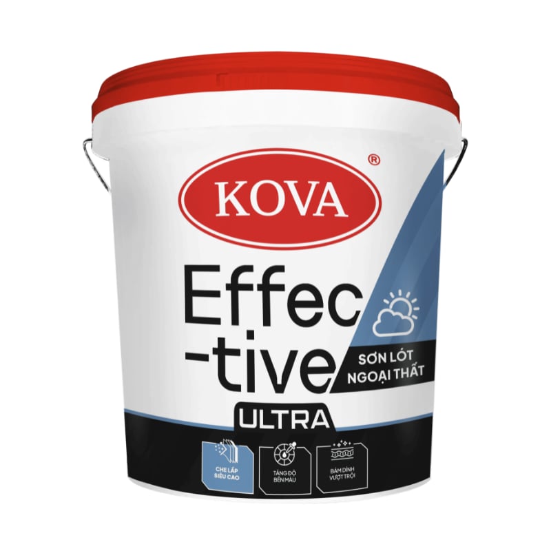 Sơn Lót Ngoại Thất Kháng Kiềm KOVA Effective Ultra 3.5L