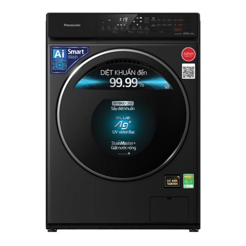 Máy Giặt Sấy Panasonic Inverter giặt 9.5 Kg - sấy 6 Kg NA-S956FR1BV