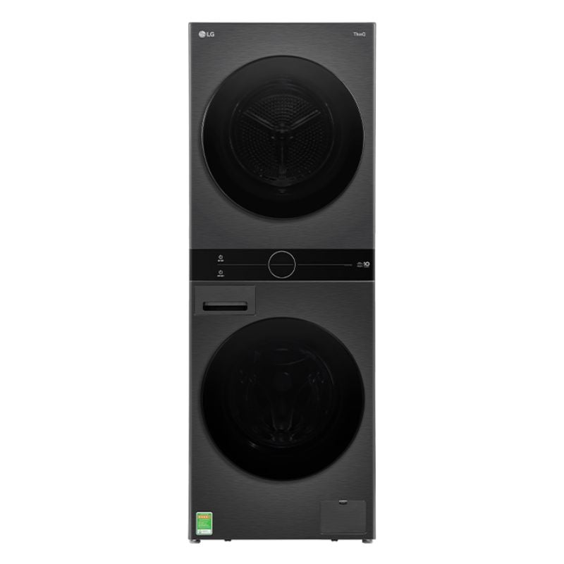 Tháp Giặt Sấy LG WashTower AI DD TurboWash360 Inverter giặt 14 Kg - sấy 10 Kg WT1410NHB