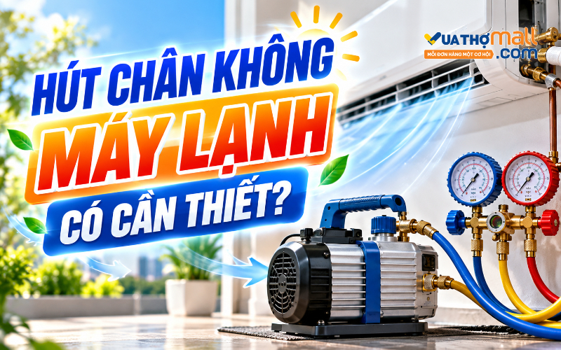 Hút chân không máy lạnh là gì? Quy trình thực hiện ra sao?