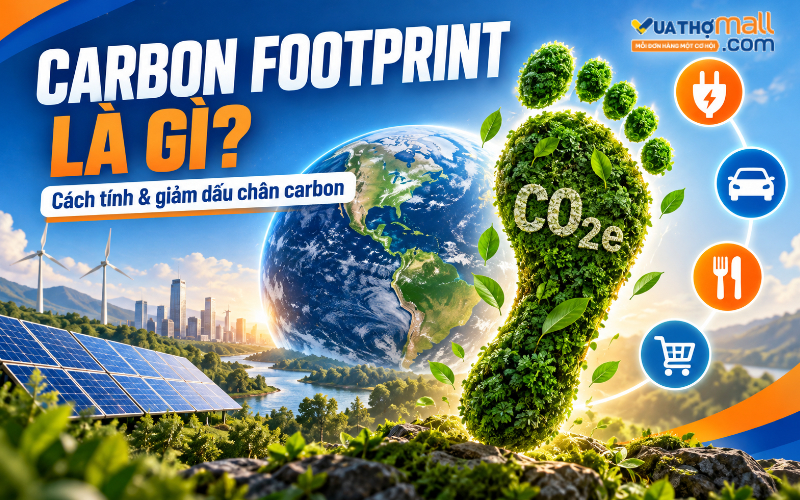 Carbon footprint là gì? Cách tính và giảm dấu chân carbon · Hướng dẫn