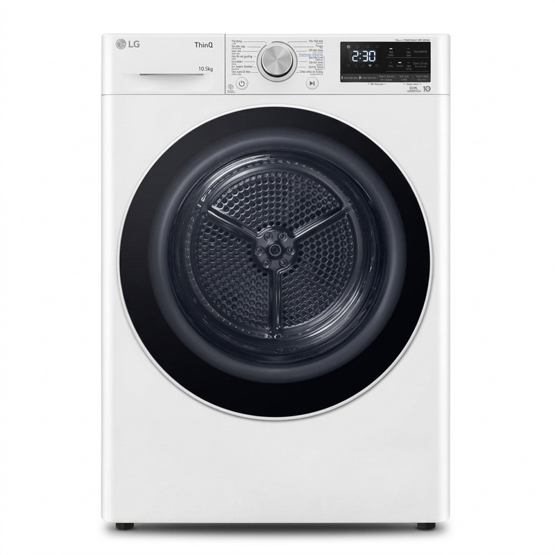 Máy sấy bơm nhiệt LG 10.5 kg DVHP50W - Máy sấy bơm nhiệt LG Dual Inverter 10.5 kg DVHP50W