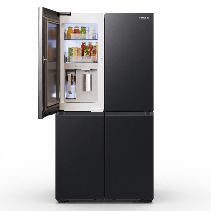 648 lít - Tủ nhiều cửa - Inverter RF59C766FB1/SV - Tủ Lạnh Samsung Inverter 648 lít — Bespoke AI 4 Cửa Beverage Center RF59C766FB1/SV