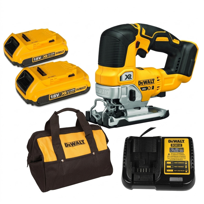 Máy Cưa Lọng Pin DEWALT DCS334BD2 20V Max XR - Máy Cưa Lọng Pin DEWALT DCS334BD2 20V Max XR