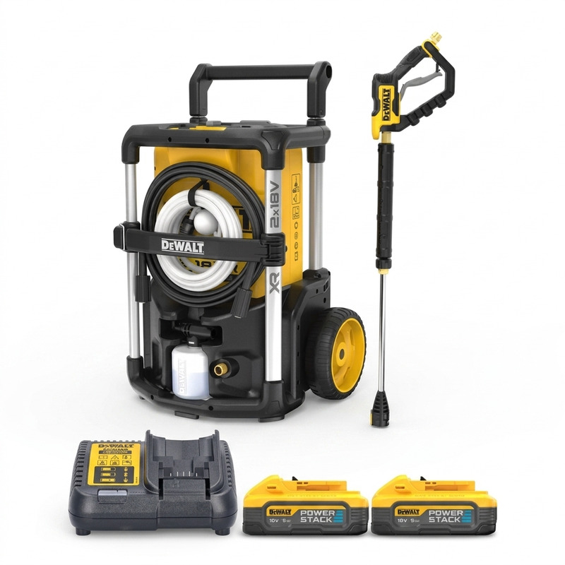 Máy xịt rửa áp lực DEWALT DCMPW1600P2 2x18V XR không dây - Máy xịt rửa áp lực DEWALT DCMPW1600P2 2x18V XR không dây