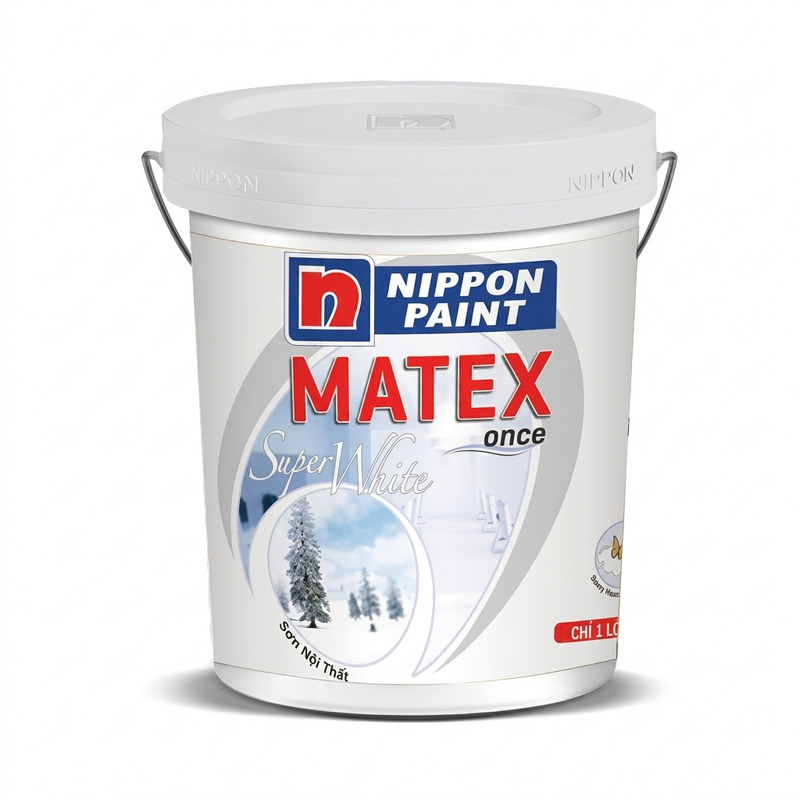18L - Sơn nội thất Nippon NP Matex Super White - Sơn nội thất Nippon NP Matex Super White 18L
