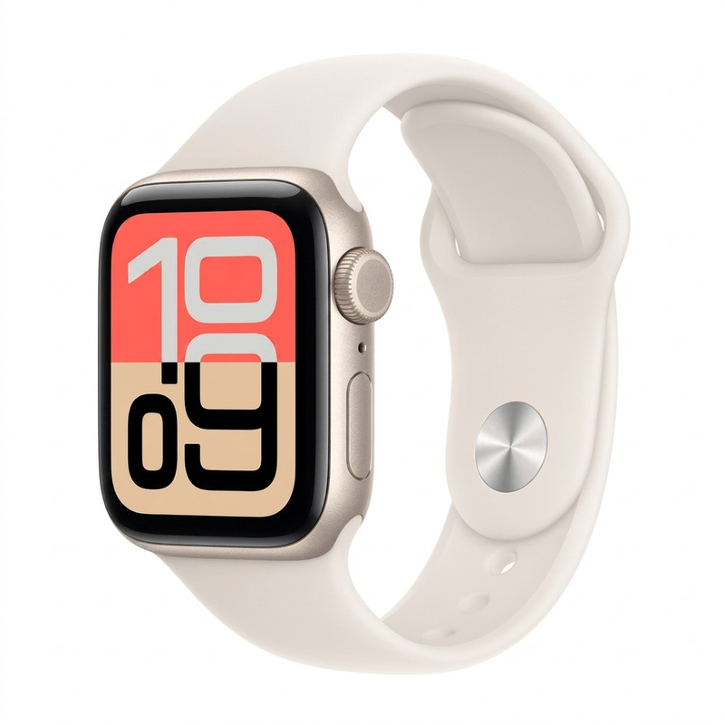 Watch SE 3 GPS 40mm viền nhôm dây thể thao - Ánh sao - Apple Watch SE 3 GPS 40mm viền nhôm dây thể thao - Ánh sao