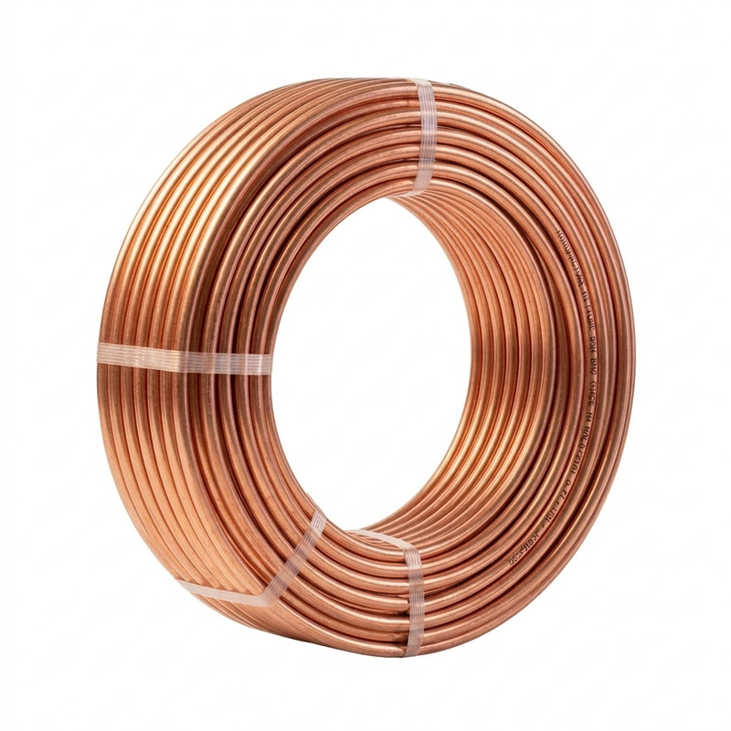 Ống Đồng Đơn MetTube Phi 12 Cuộn 15m D12.7x0.7mm - Ống Đồng Đơn MetTube Phi 12 Cuộn 15m D12.7x0.7mm