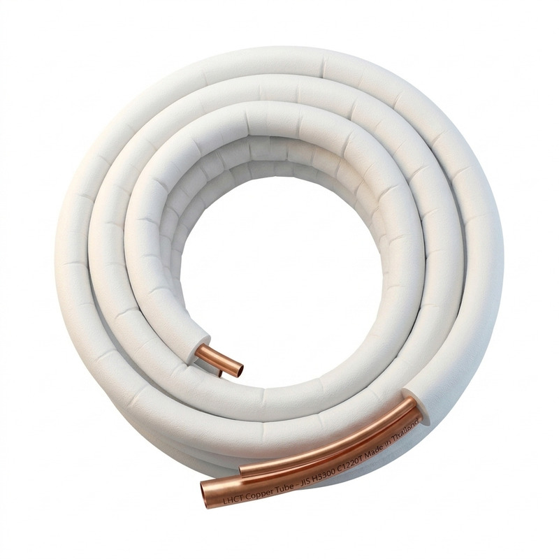 Ống Đồng LHCT 6/16 Cuộn 15m Bọc Gen Cách Nhiệt - Ống Đồng LHCT 6/16 Cuộn 15m Bọc Gen Cách Nhiệt