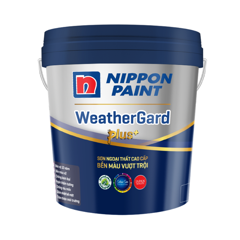 15L - Sơn ngoại thất cao cấp Nippon NP WeatherGard Plus+ - Sơn ngoại thất cao cấp Nippon NP WeatherGard Plus+ 15L