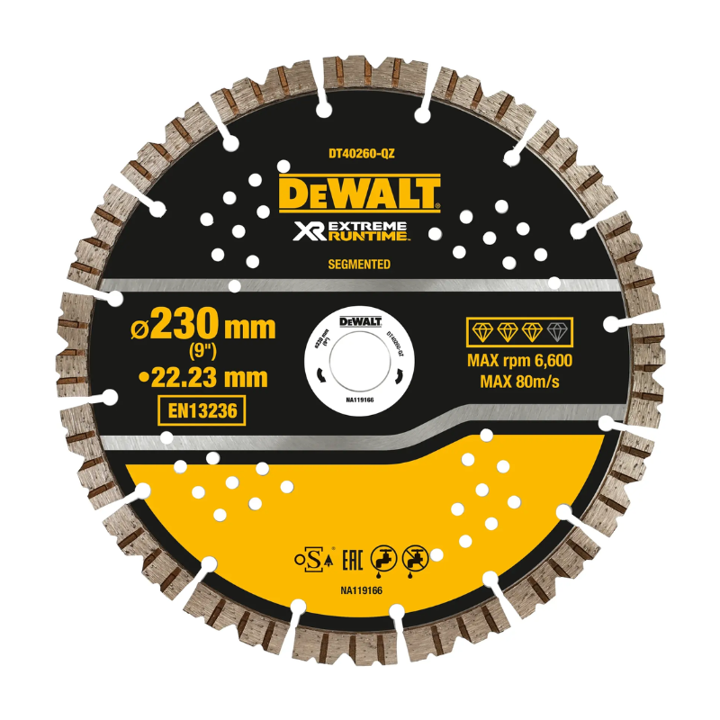 Lưỡi Cắt Kim Cương DEWALT DT40260-QZ 230mm - Lưỡi Cắt Kim Cương DEWALT DT40260-QZ 230mm