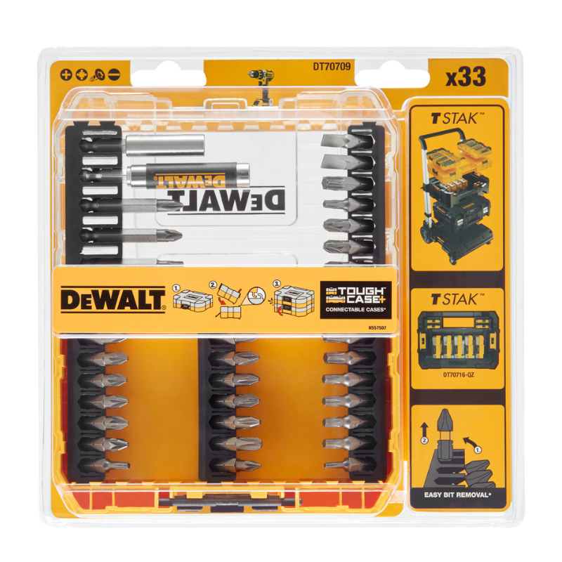Bộ Mũi Khoan Và Đầu Vít DEWALT DT70708-QZ 25 Chi Tiết - Bộ Mũi Khoan Và Đầu Vít DEWALT DT70708-QZ 25 Chi Tiết
