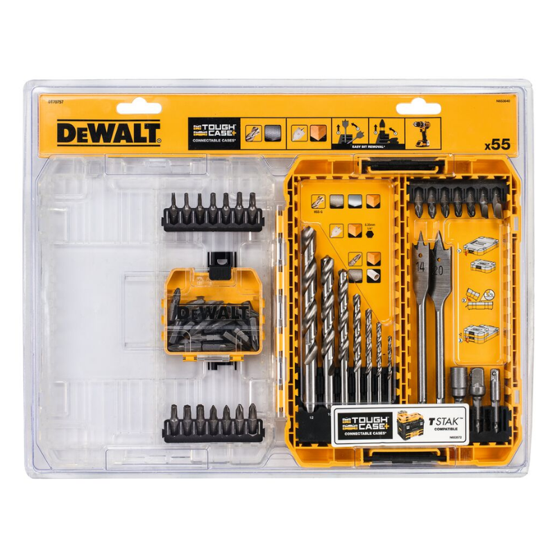 Bộ Mũi Khoan Và Đầu Vít DEWALT DT70757-QZ 55 Chi Tiết - Bộ Mũi Khoan Và Đầu Vít DEWALT DT70757-QZ 55 Chi Tiết