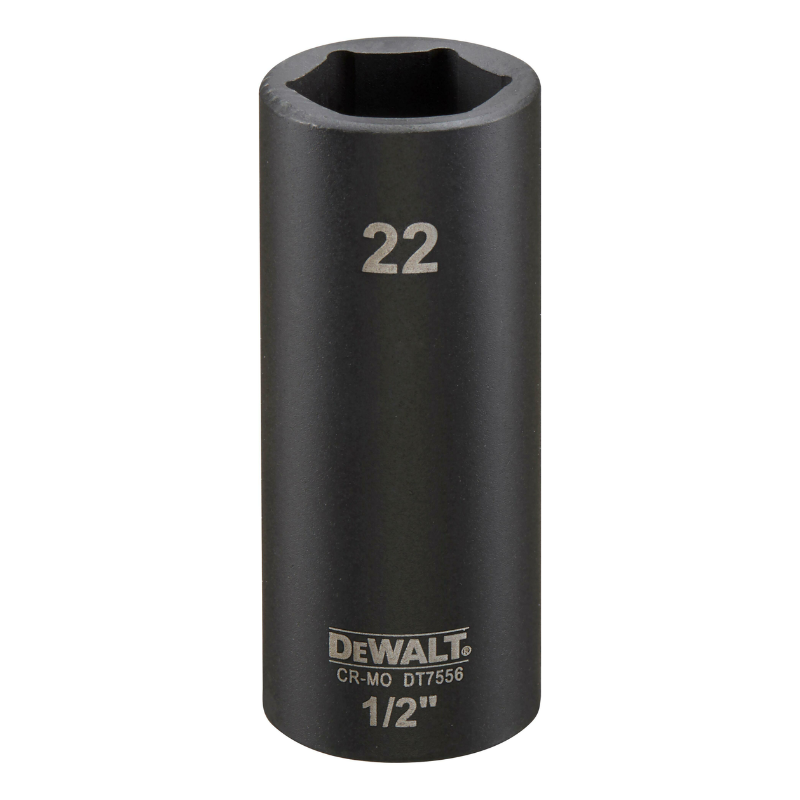 Đầu tuýp dài đen DeWALT DT7556-QZ 22mm 1/2 inch - Đầu tuýp dài đen DeWALT DT7556-QZ 22mm 1/2 inch