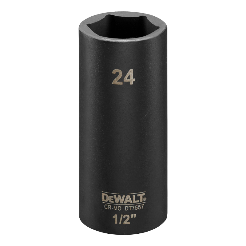Đầu tuýp đen sâu DEWALT DT7557-QZ 24mm 1/2 inch - Đầu tuýp đen sâu DEWALT DT7557-QZ 24mm 1/2 inch