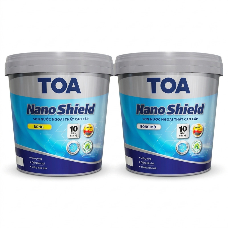 5L - Sơn Ngoại Thất TOA NanoShield - Sơn Ngoại Thất TOA NanoShield 5L