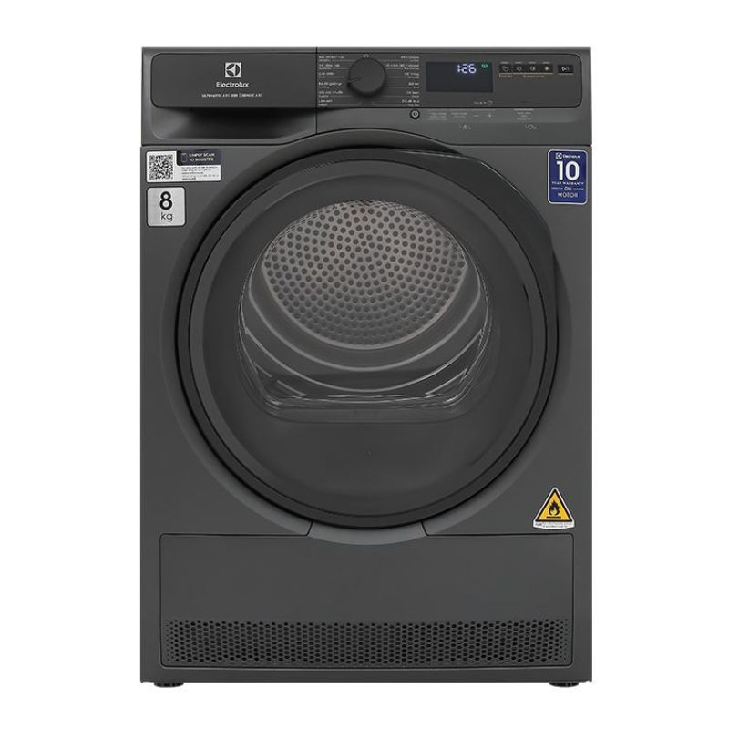 Máy sấy bơm nhiệt Electrolux 8 kg EDH803J5SC - Máy sấy bơm nhiệt Electrolux UltimateCare 8 kg EDH803J5SC